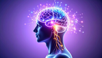 Fototapeta premium Brain idea flow