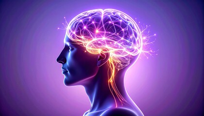 Obraz premium Brain idea flow
