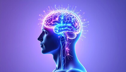 Obraz premium Brain idea flow