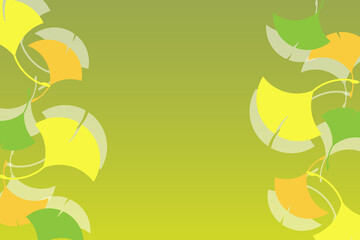 秋の香りを感じる銀杏の背景