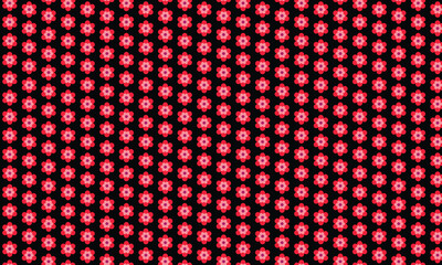 Close up abstract pattern of glowing red lights on a dark textured background