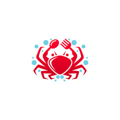 crab food logo is very delicious as a seafood dish