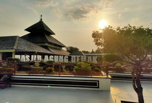 Demak Mosque during the day