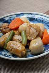里芋と鶏肉の煮物