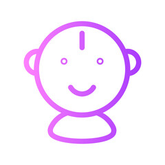 boy gradient icon