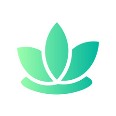 leaf gradient icon