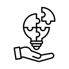 Fototapeta premium Problem Solving icon