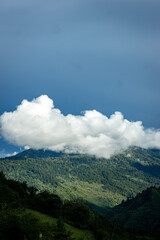 Obraz premium mountains and clouds
