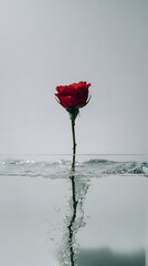 High definition romantic love rose illustration