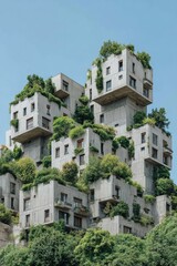 Unique Modern Architecture with Greenery