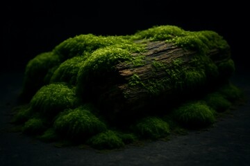 Mossy Log Nature's Green Growth