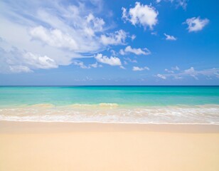 Tropical beach scene (3)