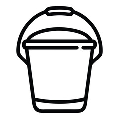 Trash can vector icon isolated on white background