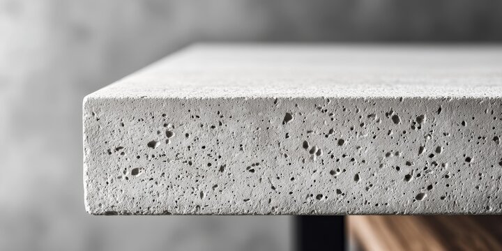 Minimalist white micro-cement cubic countertop top-down close-up with perspective depth, elegant still life, soft shadows, low contrast, clean gradient background, premium Chinese aesthetics