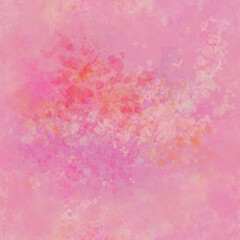 Soft, gentle, transparent, picturesque strokes, splashes, spots, blots Abstract blurred, motley pattern in pink tones Grunge effect. Grainy, spotted background