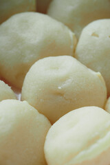 Soft and fluffy indian sweet