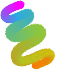 Colorful flowers pattern ink gradient fashion vector illustration