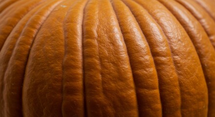 Close-up view of a vibrant, textured pumpkin, perfect for autumn celebrations, food photography, and seasonal marketing campaigns