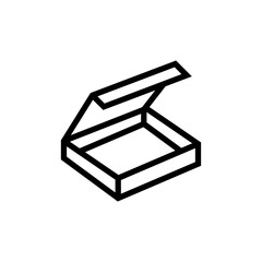 Box and packaging icon set in outlined style. Suitable for design element of cargo box  delivery services  and shipping business Vector
