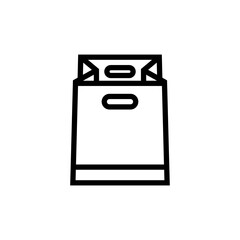 Box and packaging icon set in outlined style. Suitable for design element of cargo box  delivery services  and shipping business Vector