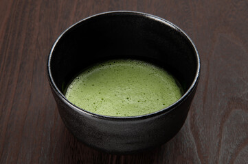 茶道の抹茶碗と抹茶のイメージ