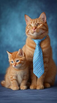 cat and kitten father's dat event