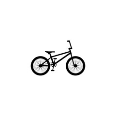 silhouettes of different bikes. Vector illustration