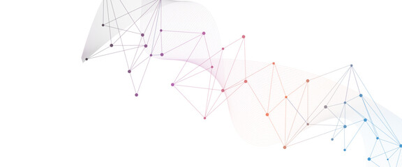 Vector Connect link background. global network technology concept. Digital technology futuristic internet network speed connection colorful background.