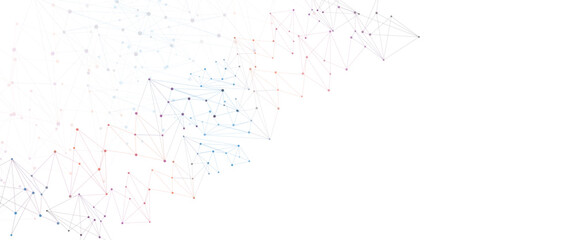 Fototapeta premium Vector Connect link background. global network technology concept. Digital technology futuristic internet network speed connection white background.
