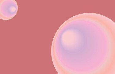Web Colorful soap bubble illustration, dreamy abstract background, soft pastel gradient art, modern minimal design, floating sphere texture, glossy 3D effect, pink and purple bubble aesthetic, digital