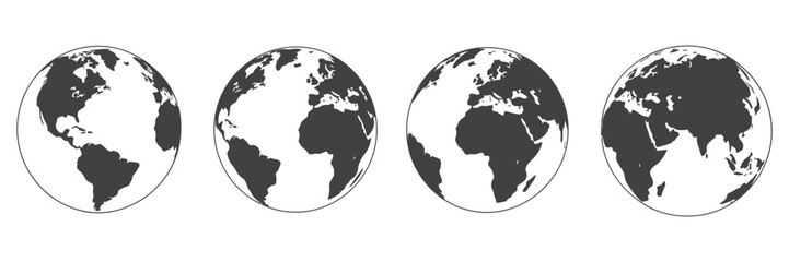 World Map and Globe Vector Pack