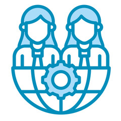 Cooperation  Icon Set Multiple Style Collection