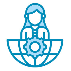 Management  Icon Set Multiple Style Collection