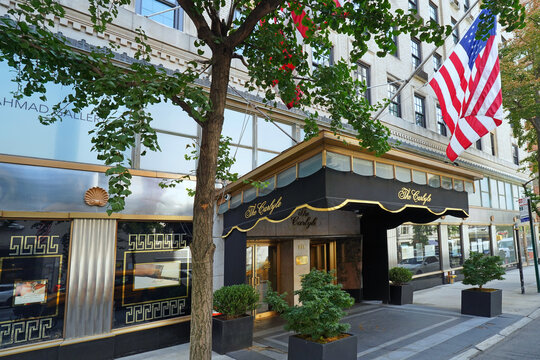 The Carlyle Hotel is a luxury apartment hotel on the Upper East Side of Manhattan in New York City, opened in 1930 in the Art Deco style.
