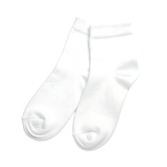 Pair of white ankle socks