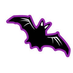 logo bat silhouette