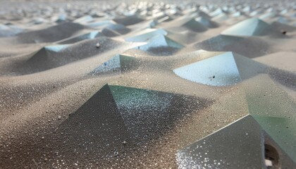 Close up of galvanized steel spangle crystals with cool metallic pattern seamless texture wallpaper background industrial abstract surface detail for design construction modern style