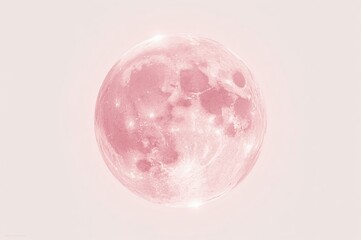 Pink moon, full, celestial, pale