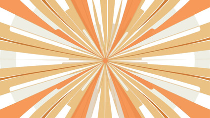 Abstract radial explosion of warm colors and light creating a dynamic and energetic visual effect