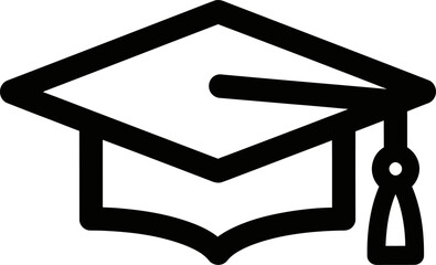 Graduation Cap Icon: Academic Achievement Symbol