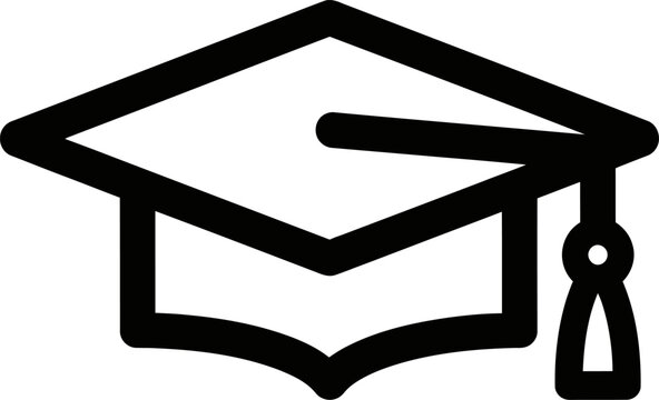 Graduation Cap Icon: Academic Achievement Symbol