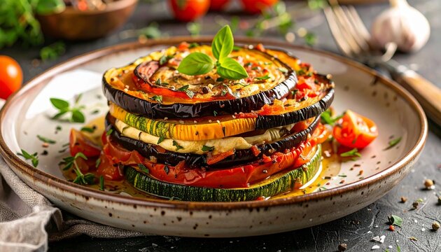 Delicious Layered Vegetable Bake A Summer Recipe