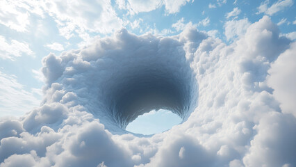 lightning cloud circle hole background, vortex 