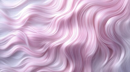 Obraz premium Pink Hair Abstract