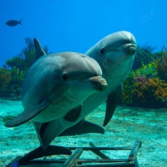 Dolphins Underwater Aquarium