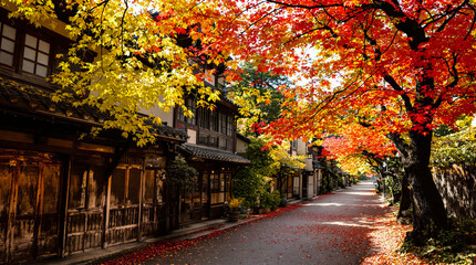 Naklejka premium 夢幻の日本伝統イメージ