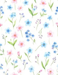 Fototapeta premium Delicate floral pattern (8)