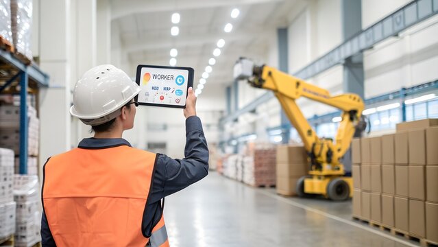 Revolutionizing warehouse operations with smart technology and a safety first approach for efficiency and future shown