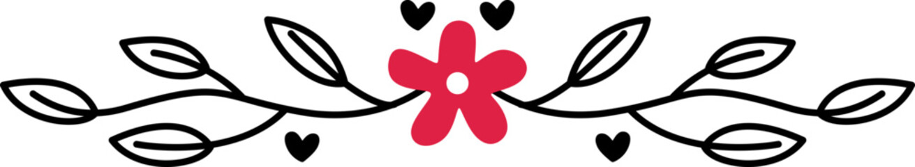 Valentine Decorative Ornament Element