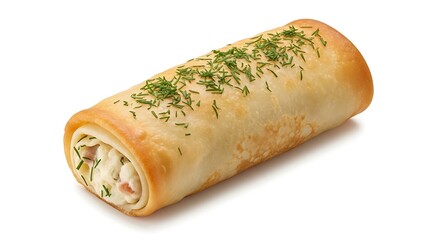 Savory Rolled Pastry Filled with Delicious Ingredients.